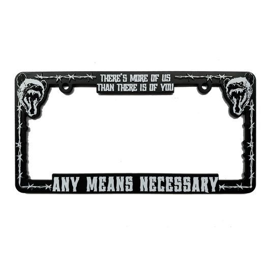 More of Us License Plate Holder